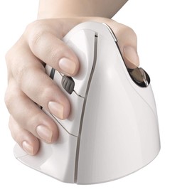 Evoluent VM4RB VerticalMouse 4 Right Hand Ergonomic Mouse with Bluetooth Connection for Mac OS (Regular Size)