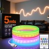 Cofiveevo Rope Lights, 16.4FT LED Rope Light DIY, Music Synchronization,