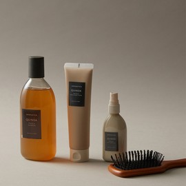Aromatica Quinoa Hair Protein 4 Piece Set Large Capacity Shampoo Set (Shampoo 400ML & Treatment 160ML & Ampoule 100ML & Brush) Vegan Protein Hair Loss Scalp Nutrition / 아로마티카 퀴노아 헤어 프로틴 4종 세트 대용량 샴푸세트 (샴푸 400ML & 트리트먼트 160ML & 앰플 100ML & 브러쉬) 비건 단백질 탈모 두