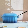 FANQIEW Dutch Oven Enameled Cast Iron Bread Pan with Lid