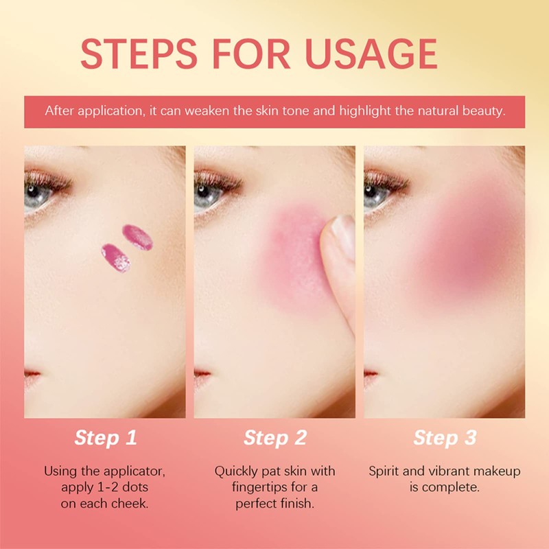 BEFIVECOK Liquid Blush, Natural Matte Velvet Finish, Soft Cream Liquid