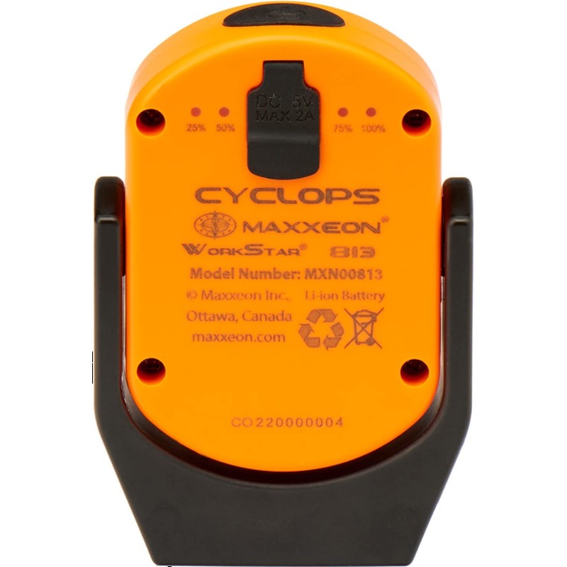 MAXXEON MXN00813 - WorkStar 813 Cyclops Rechargeable Work Light, IP64,