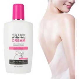Aichun Beauty crema aclarante cara y cuerpo con colágeno 120 ml  uniforma tono                                                                        