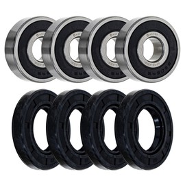 NICHE Wheel Bearing Seal Kit for Honda ATC110 ATC200S ATC250R ATC350X 6302-2RS