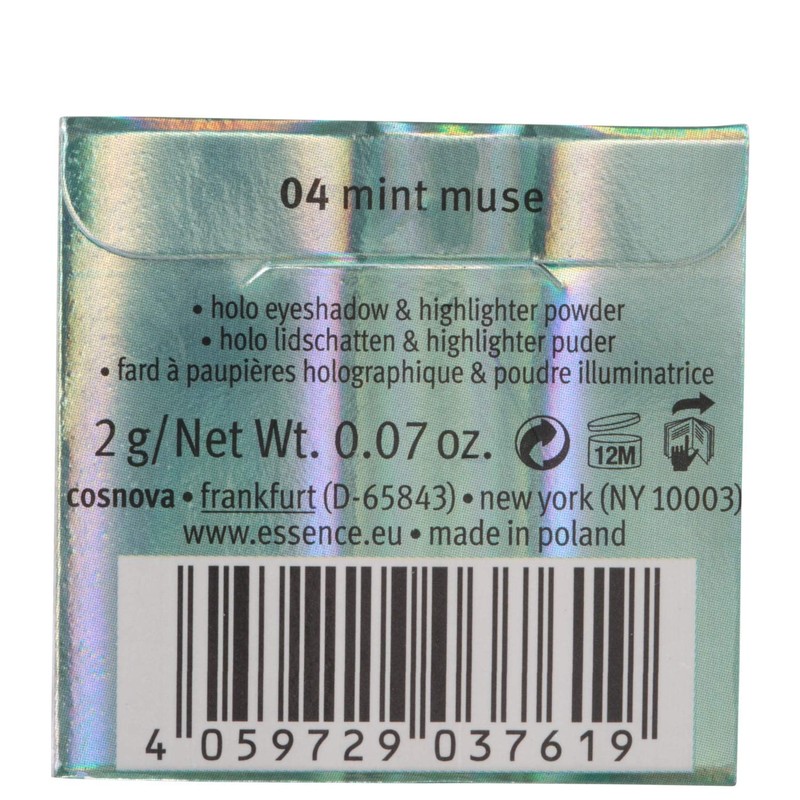 ESSENCE MY MUST HAVE POLVO HOLOGRÁFICO 04 MINT MUSE