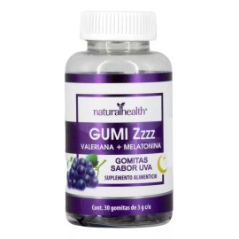 Natural Health Valeriana Melatonina Uva 30 Gomitas Natural Health Gumi Zzzz