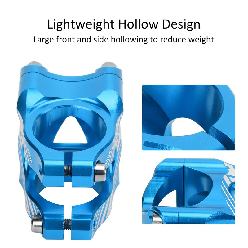 Bike Stem 35mm Lightweight High Strength CNC Aluminum Alloy Handlebar
