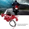 Motorcycle License Plate Mount Adjustable License Plate Holder with Taillight