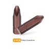 sourcing map 2pcs PH3 Phillips Screwdriver Bit 5/16" Hex Shank