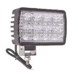 Reliable Aftermarket Parts RAParts 550-10039 2" x 5" 8 x 3 Watt White LED Flood Work Light 1800 Lumens