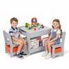 Kids Activity Table and Chair Set for Drawing and Learning