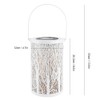 Solar Power Hanging Hollow LED Lamp Decorative Light for Outdoor