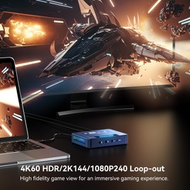 ANYOYO 4K@60Hz HDMI Capture Card, USB3.0 Game Capture Video, 4K@60FPS HD Recording, High-Speed Data Transfer, Game Capture,Video Capture Applicable for Live Game Streaming, Screen Sharing