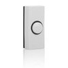 Byron DBW-22013 Universal Doorbell Button, White, Backlit, Bi-Wire Installation