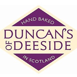 Duncan's of Deeside Scotland Hand Baked Butter Shortbread Cookie Box 7oz (Raspberry & White Chocolate)