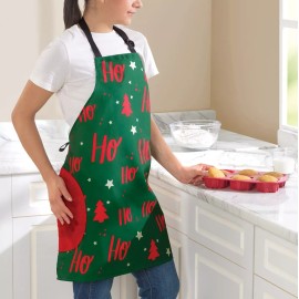 Betterware Mandil Navidad Resistente Salpicaduras Delantal Navideño
