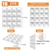 TroyStudio Acoustic Sound Diffuser Panels, 12 X 12 X 1
