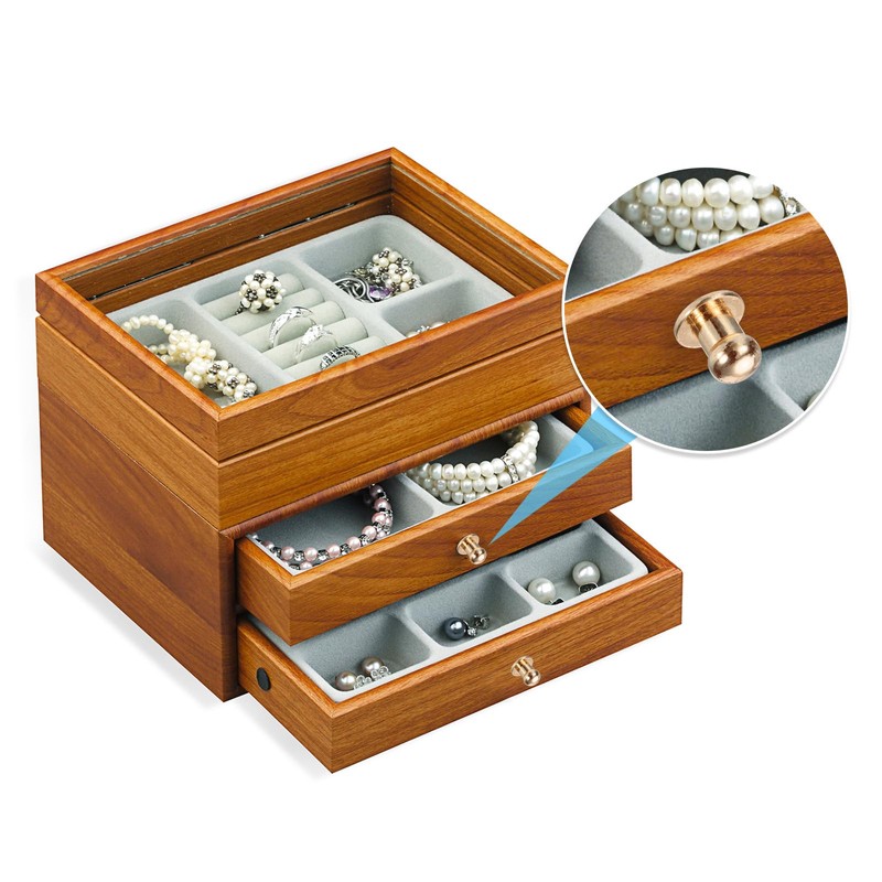 sourcing map 24pcs 0.3" x 0.32" Mini Round Knobs, Small