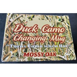 MOSSY OAK Blades Duck Camo Camouflage Color Changing Mug 11 ounce NEW IN BOX