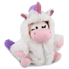 DolliBu Cow Unicorn Plush Stuffed Animal Toy - Super Soft Cowcorn Dress Up with Removable Plush Unicorn Outfit, Cute Fantasy Wildlife Gift with Name Personalization - 6 Inches