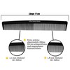 K-Pro Carbon Comb – Women's Men's Hair Cutting Comb Beard