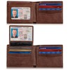 SERMAN BRANDS 2 ID Window Wallet for Men RFID Blocking