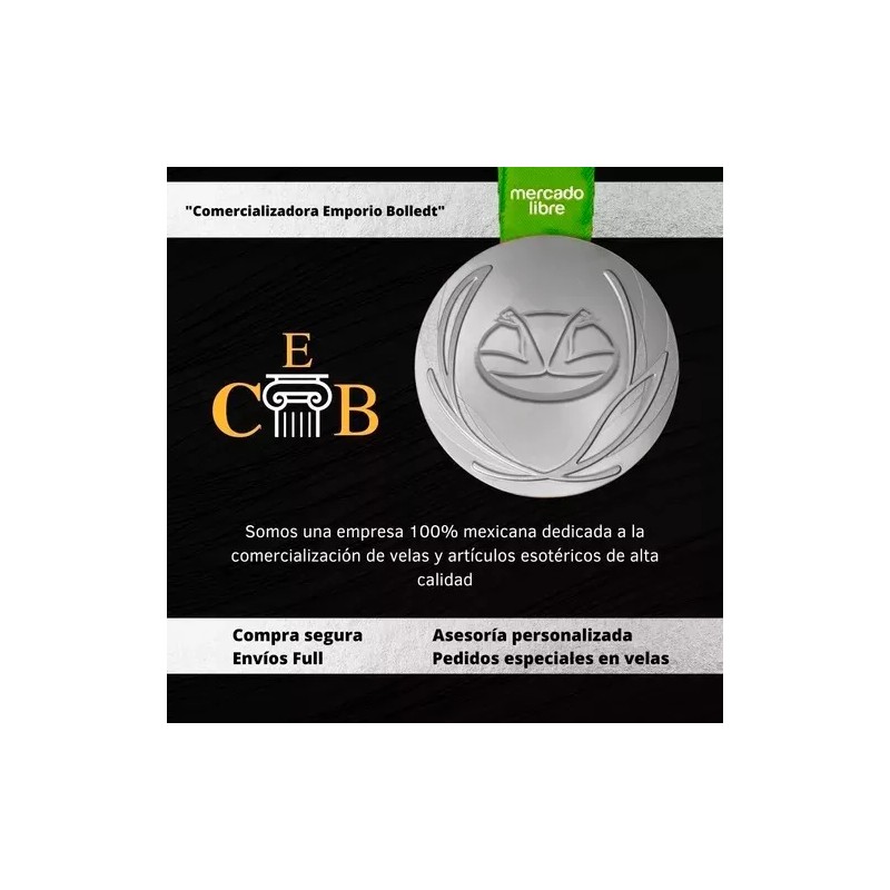 CEB 20 Pzas Veladora Limonero, Parafina Pura Con Aroma