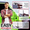AntennaMastsRus Short Rubber Antenna for Jeep Wrangler JK/JL Gladiator (2007-2024),