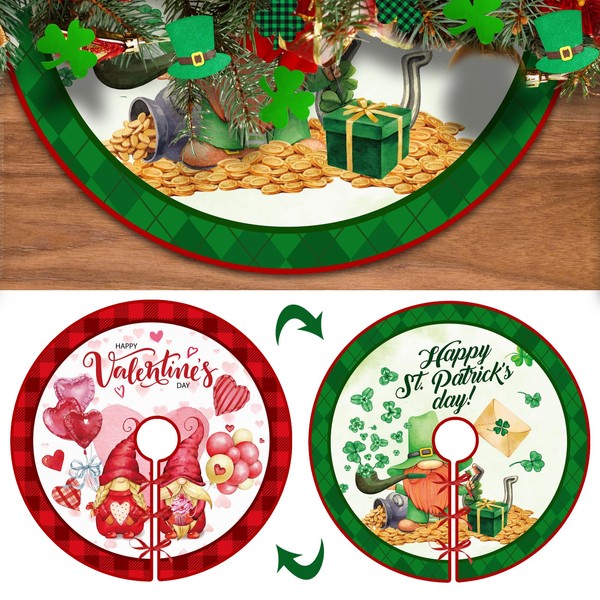 60 Inch Large St. Patrick's Day Tree Skirt Valentine St