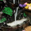 Gelory Waterfall Incense Burner Mountain Design, Home Incense Cone Holder,
