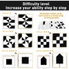 Hidden Children's Blocks Black and White 3D Geometric Block Puzzles