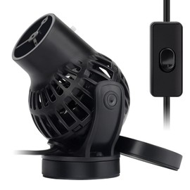 hygger Wave Maker with Controller for Feeding, 792 GPH Ultra-Silence Aquarium Powerhead with Strong Magnet Suction Base for Freshwater or Saltwater Fish Tank, 360° Rotating Aquarium Wavemaker Black