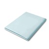 Cathay Home Single Flat Sheet, Queen (90" x 102"), Aqua