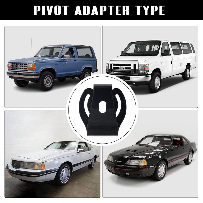 4Pcs Windshield Wiper Arm Pivot Adapter Connecting Arm Clip Replace