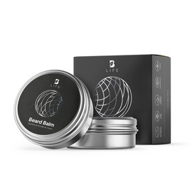 Bálsamo para Manejo y Fortalecimiento de Barba de 150 g. Ingredientes 100% Naturales, Cera para Bigote y Barba. Beard Balm B Life.