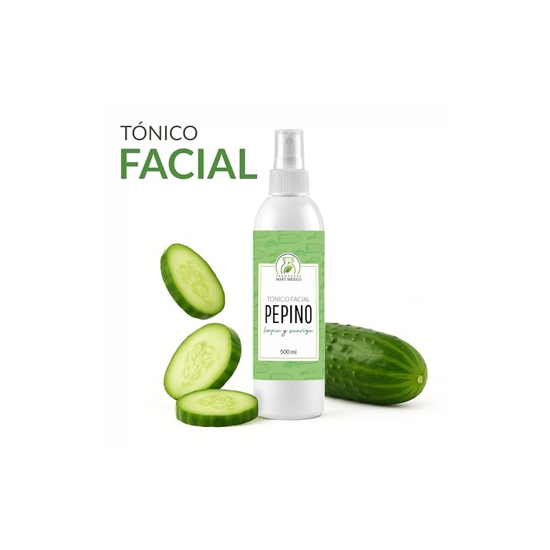 Tónico Facial De Pepino Hidratante Facial 500 Ml Productos Mart