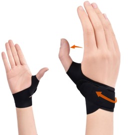 Clcyricher Wrist Support, Ultra Thin, Thumb Joints, Thumb Base Support, Protection, Injury Prevention, Wrist Support, Thin, 0.04 inch (0.1 cm) Thick, Comfortable, Anti-Slip, Breathable, Stretchable