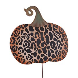 The Round Top Collection - Leopard Pumpkin, Large - Metal