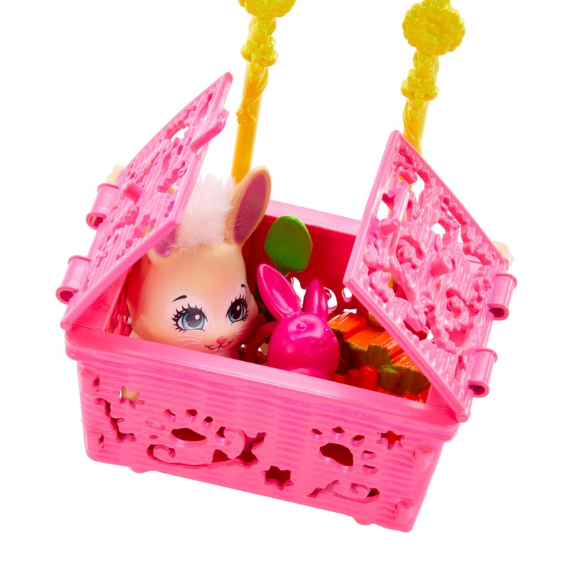 ENCHANTIMALS BUNNY BLOOMS PLAYSET WITH FLUFFY BUNNY DOLL & MOP