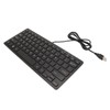 USB Wired Keyboard 78 Keys Ultra Thin Mini Portable Anti