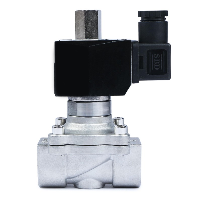 U.S. Solid 3/4 inch Solenoid Valve - Stainless Steel 110V