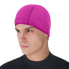 DEHAI Neoprene Diving Hood Wetsuit Swimming Caps for Womens Mens Youth, 2mm and 3mm Thermal Water Beanie Hat Keep Long Hair Dry for Curly Locs and Braids