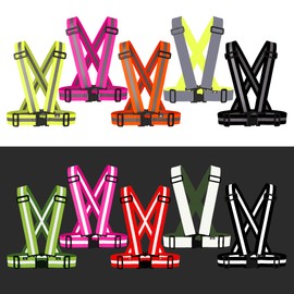 BTR High Visibility Reflective Vest, Sash, Bib, Gilet For Outdoor Sports including,Cycling, Jogging, Walking, Horse Riding