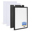 P700BB-W Replacement Filter Set Compatible with Brondell Pro Air Purifiers