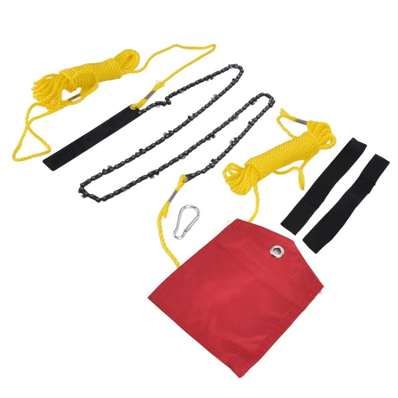 48 Inch Tree Limb Hand Rope Chain Saw 63 Teeth