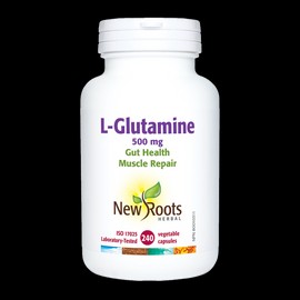 New Roots L-Glutamine 500mg 240 Veggie Caps
