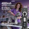 FENICE TOTEM Professional Electric Dog Grooming Clippers, 4000mAh Battery, LCD