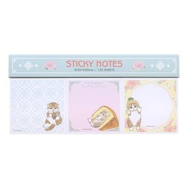 Sunstar Stationery mofusand Sticky Notes, Blue, S2841479