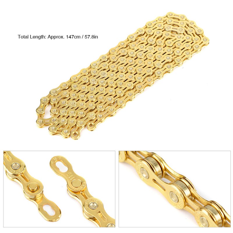 Ultralight Hollow Out Chain 116 Links Replacement Parts for Fixed