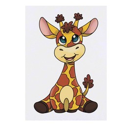 Groß 'Süße Baby-Giraffe' Temporäre Tätowierungen (TO00075399)